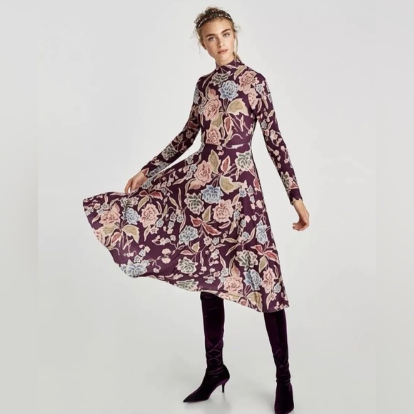 ZARA VELVET THIGH HIGH BOOTS SIZE 38 - Picture 4 of 4